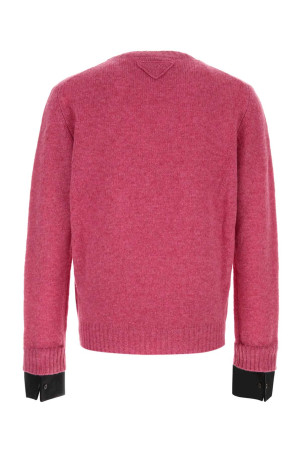 Fuchsia wool sweater PRADA (UMF353SEAO198K)