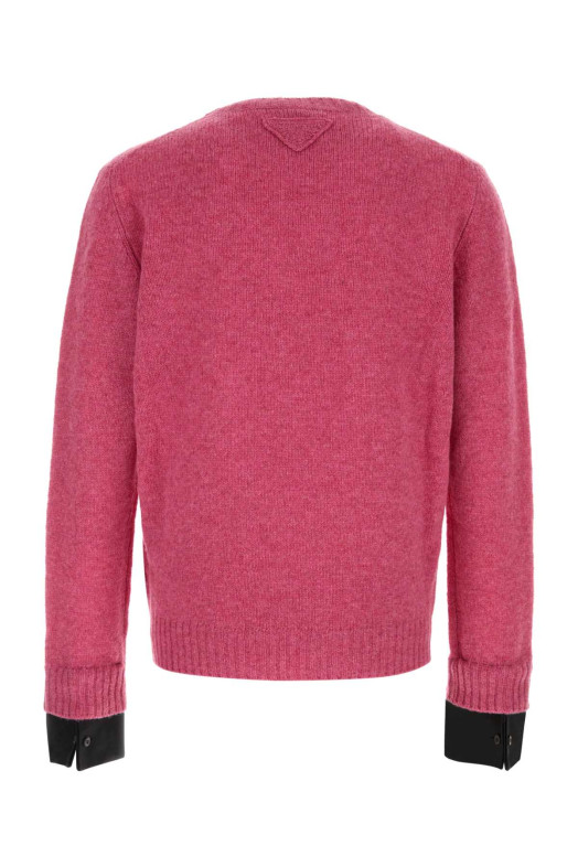Fuchsia wool sweater PRADA (UMF353SEAO198K)