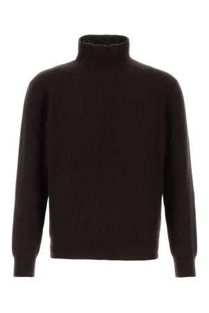 Dark brown cashmere sweater BRIONI (UMU70LOEK08)
