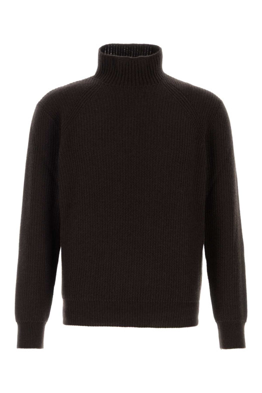 Dark brown cashmere sweater BRIONI (UMU70LOEK08)