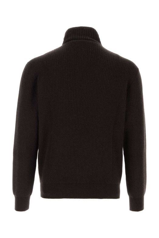 Dark brown cashmere sweater BRIONI (UMU70LOEK08)