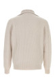 Light grey cashmere polo shirt BRIONI (UMUW0LOEK08)