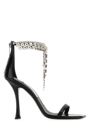 Black leather Verity sandals Black JIMMY CHOO (VERITYSANDAL100BYK)
