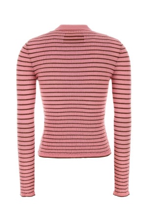 Embroidered cashmere blend Smocked polo shirt GUEST IN RESIDENCE (W42611SF)