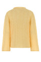 Yellow wool blend Cable sweater GUEST IN RESIDENCE (W43612CL)