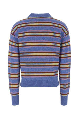 Embroidered cashmere Collegiate polo shirt GUEST IN RESIDENCE (W43810JL)
