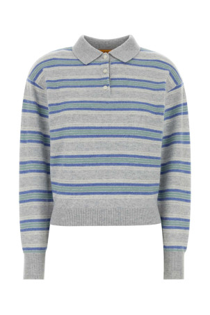 Embroidered cashmere Collegiate polo shirt GUEST IN RESIDENCE (W43810JL)