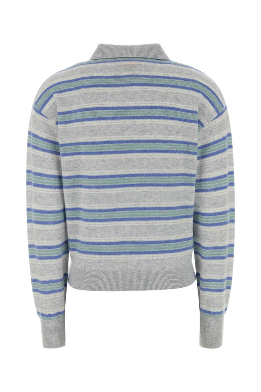 Embroidered cashmere Collegiate polo shirt GUEST IN RESIDENCE (W43810JL)