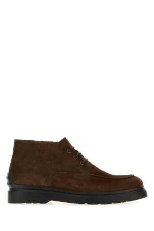 Chocolate suede ankle boots TOD'S (XXM12M0KN00RE0)
