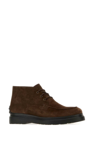 Chocolate suede ankle boots TOD'S (XXM12M0KN00RE0)