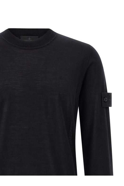 'Badge Stone Island Ghost' sweater Black