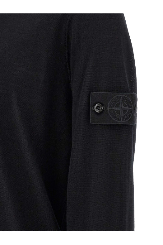 'Badge Stone Island Ghost' sweater Black