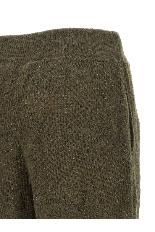Брюки «Track Flower Lace», зеленые MFA790199C9985