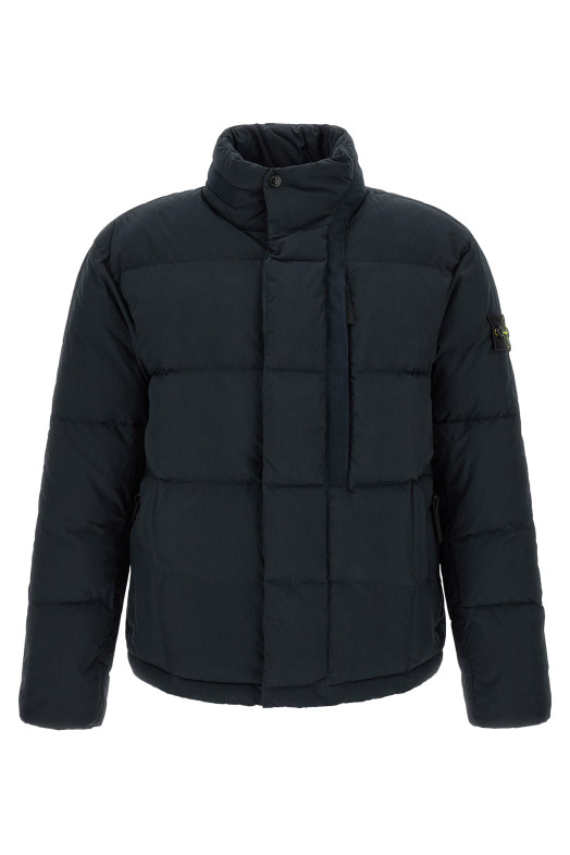 ' Imb Piuma RDS' down jacket with logo badge Blue