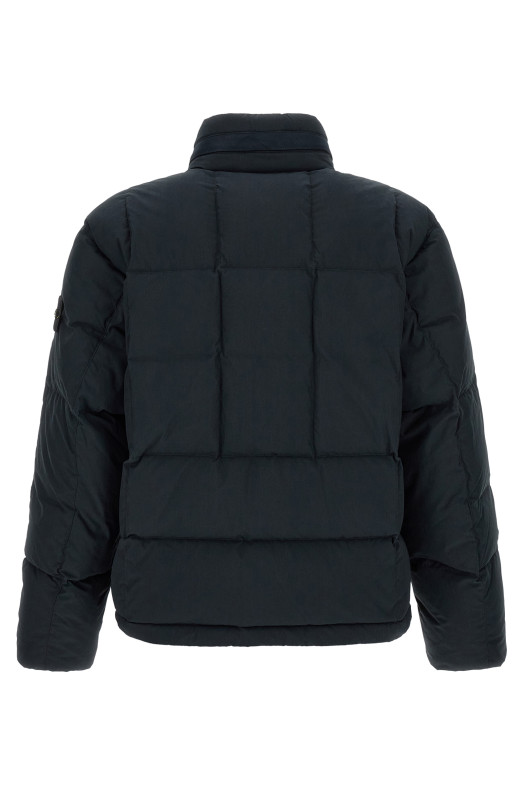 ' Imb Piuma RDS' down jacket with logo badge Blue