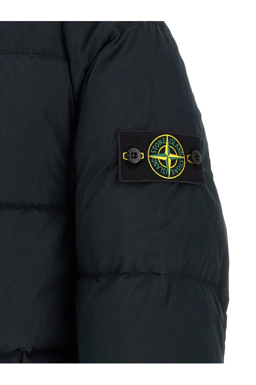 ' Imb Piuma RDS' down jacket with logo badge Blue