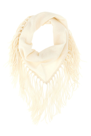'Without' scarf White