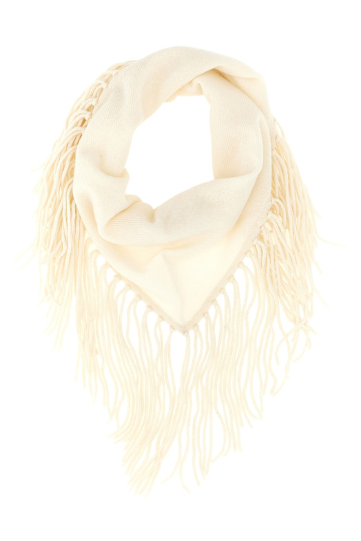 'Without' scarf White