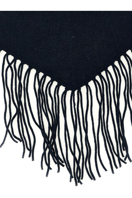 'Without' scarf Blue