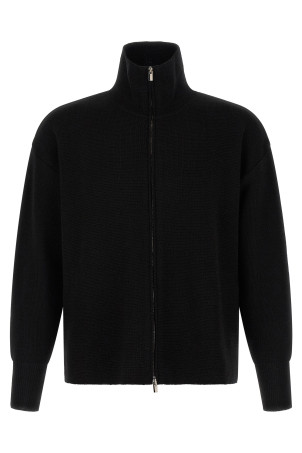 Zip sweater Black