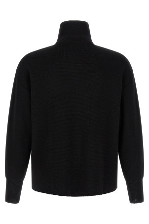 Zip sweater Black