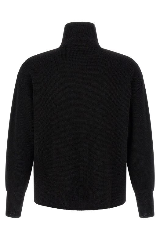 Zip sweater Black