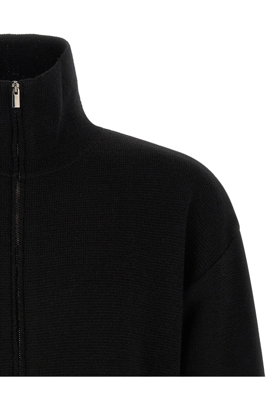 Zip sweater Black