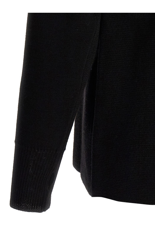 Zip sweater Black