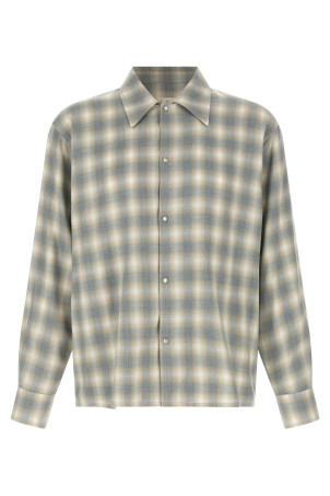 Check dégradé shirt Gray