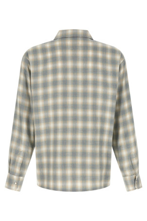 Check dégradé shirt Gray