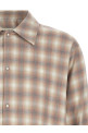 Check dégradé shirt Beige