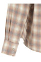 Check dégradé shirt Beige