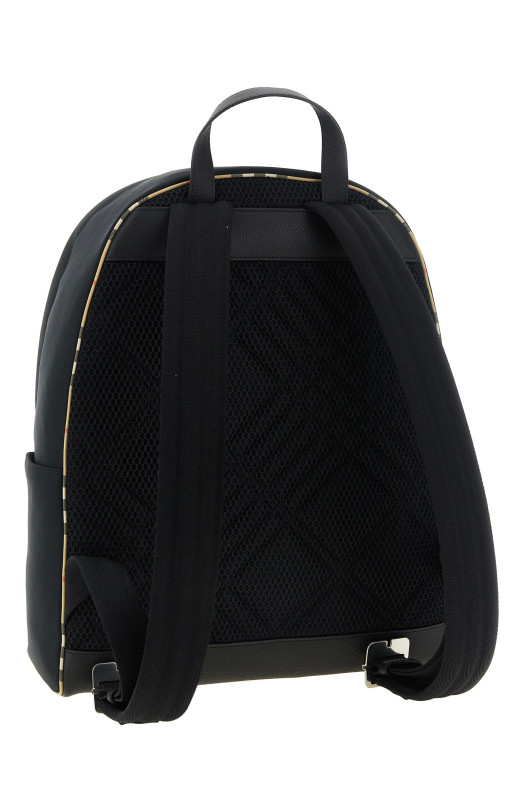 Check backpack Black