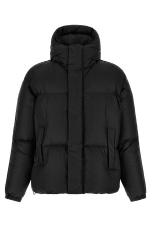 Quilted down jacket Black