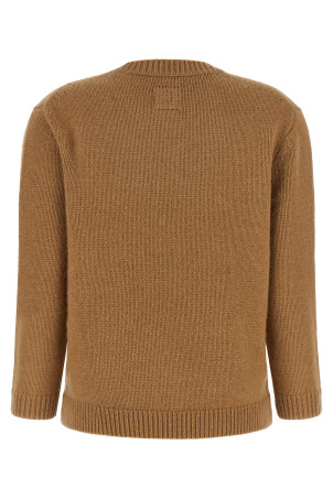 Camel wool sweater Brown