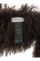 Mongolian sheepskin scarf Brown