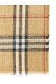 Check scarf Beige