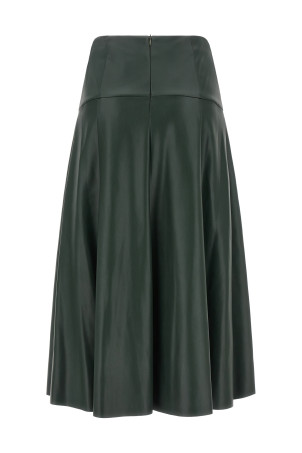 Eco-leather skirt Green