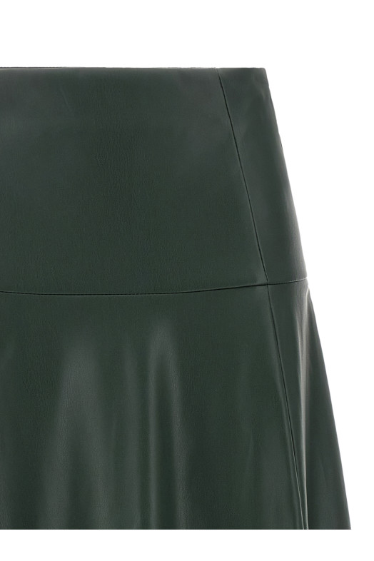 Eco-leather skirt Green