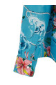 Gucci floral print shirt BLUE