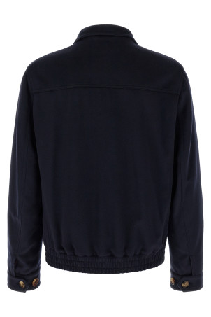 Wool bomber beaver Blue