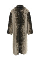 Wool and alpaca coat Brown