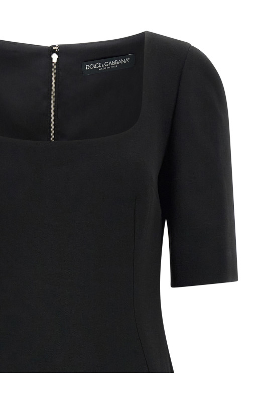 Двойной креп, черный DOLCE & GABBANA F623GTFU2L8N0000