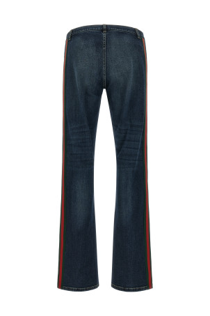 'Nastro Web' jeans Blue