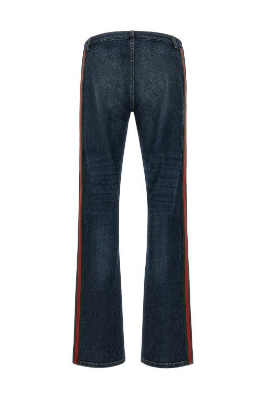 'Nastro Web' jeans Blue