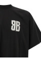 'Glitter Tape Type' T-shirt Black