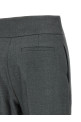 Valentino Garavani Textured Silk Wool pants Gray