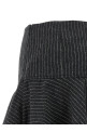 Pinstriped flannel skirt Gray