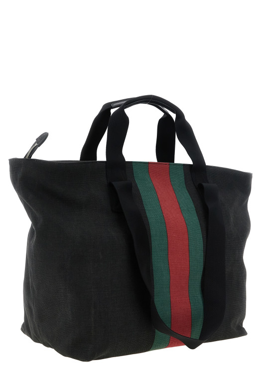 Medium 'Positano' shopping bag Black