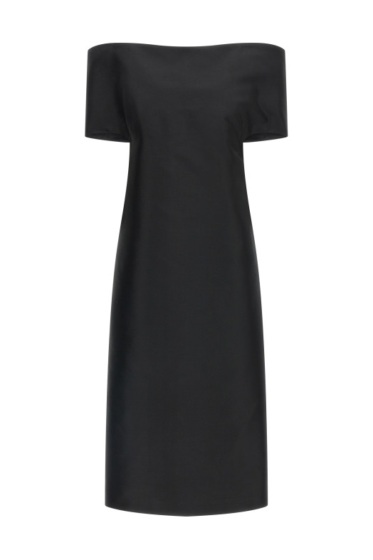 Сукня з відкритими плечима, чорна JIL SANDER J03CT0679J55111001